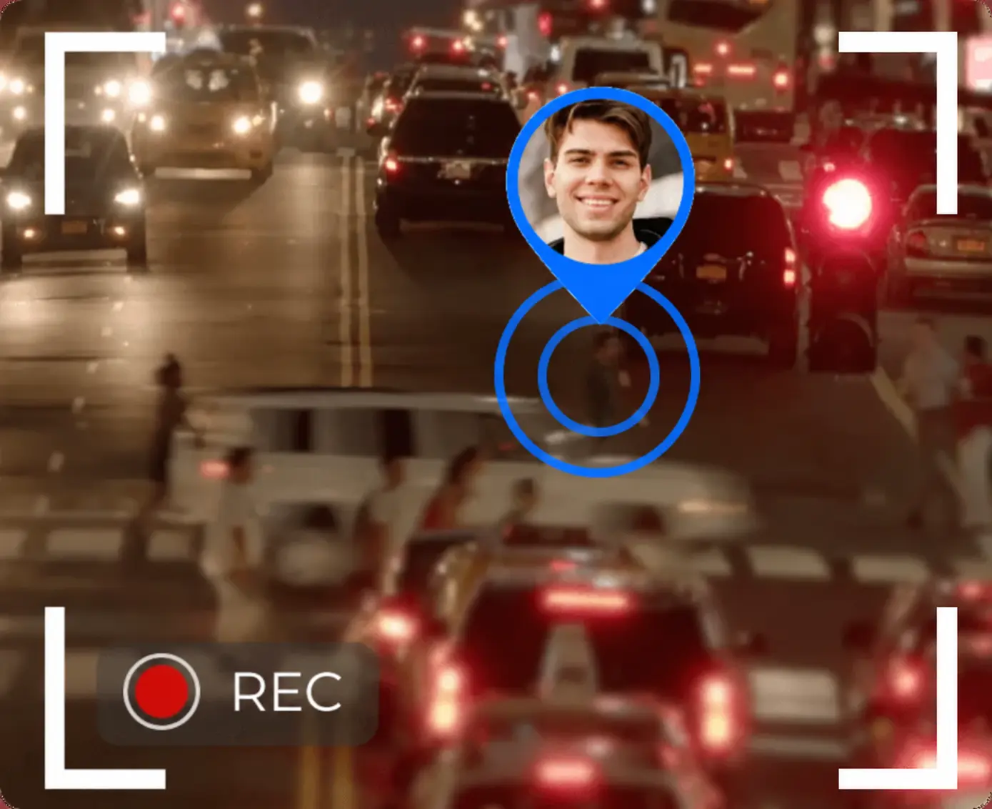Phone location in a city
